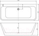 Миниатюра изображения товара Ванна акриловая Aquanet Family Perfect 170x75 / 260050