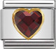 Миниатюра изображения товара Звено для браслета NominatioN Сердце 030610/005 (красный цирконий)