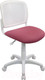 Миниатюра изображения товара Кресло детское Бюрократ CH-W 296NX (спинка сетка белый TW-15/сиденье розовый 26-31)