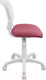 Миниатюра изображения товара Кресло детское Бюрократ CH-W 296NX (спинка сетка белый TW-15/сиденье розовый 26-31)