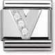 Миниатюра изображения товара Звено для браслета NominatioN Буква V 330301/22