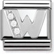 Миниатюра изображения товара Звено для браслета NominatioN Буква W 330301/23