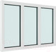 Миниатюра изображения товара Окно ПВХ Brusbox Деленное на 3 части глухое 3 стекла (1200x1900x70)