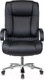 Миниатюра изображения товара Кресло офисное Бюрократ T-9925 SL/BLACK (кожа черный/хром)