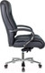 Миниатюра изображения товара Кресло офисное Бюрократ T-9925 SL/BLACK (кожа черный/хром)