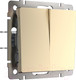 Миниатюра изображения товара Выключатель Werkel W1120011 / a050857 (шампань)