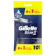Миниатюра изображения товара Набор бритвенных станков Gillette Blue II одноразовые (10шт)