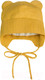 Миниатюра изображения товара Шапочка для малышей Amarobaby Pure Love Bear / AB-OD21-PLB16/04-42 (желтый, р-р 42-44)