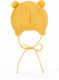 Миниатюра изображения товара Шапочка для малышей Amarobaby Pure Love Pompony / AB-OD21-PLP16/04-42 (желтый, р-р 42-44)