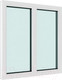 Миниатюра изображения товара Окно ПВХ Brusbox Двухстворчатое глухое 2 стекла (1300x900x60)