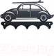 Миниатюра изображения товара Ключница настенная KN Машина Beetle (черный)