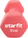 Миниатюра изображения товара Гантель Starfit DB-201 (3кг, коралловый)