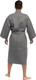 Миниатюра изображения товара Халат Lilia Мужской вафельный 21С-018В (р-р 56-58/182, серый)
