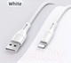 Миниатюра изображения товара Кабель Usams U68 Lightning / US-SJ500 (1м, белый)