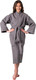 Миниатюра изображения товара Халат Lilia Женский вафельный 21С-019В (р-р 44-46/170, серый)
