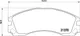 Миниатюра изображения товара Тормозные колодки Brembo P61089