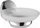 Миниатюра изображения товара Мыльница Fashun A1602 (хром/стекло)