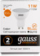 Миниатюра изображения товара Лампа Gauss Elementary GU10 11W 3000К / 13611