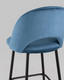 Миниатюра изображения товара Стул барный Stool Group Меган / AV 415-H58-08(B) (велюр пыльно-синий)