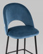 Миниатюра изображения товара Стул барный Stool Group Меган / AV 415-H58-08(PP) (велюр пыльно-синий)