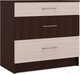 Миниатюра изображения товара Комод Империал Алена 3 ящика (венге/дуб молочный)