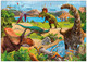 Миниатюра изображения товара Пазл Геодом В мире динозавров / 7260 (260эл)