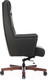 Миниатюра изображения товара Кресло офисное Бюрократ Duke (черный кожа/дерево)