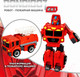 Миниатюра изображения товара Игрушка-конструктор Bondibon Bondibot 2 в 1 Пожарная машина-робот / ВВ5259