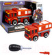 Миниатюра изображения товара Игрушка-конструктор Bondibon Bondibot 2 в 1 Пожарная машина-робот / ВВ5260