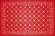 Миниатюра изображения товара Коврик грязезащитный Kovroff Ромбы 45x75 / П/10/18/05 (красный)