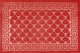 Миниатюра изображения товара Коврик грязезащитный Kovroff Чешуйки 60x90 / П/04/03/05 (красный)