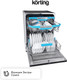 Миниатюра изображения товара Посудомоечная машина Korting KDI 60985