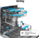 Миниатюра изображения товара Посудомоечная машина Korting KDI 60985