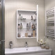 Миниатюра изображения товара Шкаф с зеркалом для ванной Vigo Geometry 600