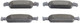 Миниатюра изображения товара Тормозные колодки Bosch 0986494697