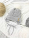 Миниатюра изображения товара Шапочка для малышей Amarobaby Pure Love Wool / AB-OD20-PLW16/11 (серый, р-р 38-40)