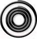 Миниатюра изображения товара Кольца для переплета OPUS EasyRing 20мм до 140 листов / EASYRING20CZA160 (160шт, черный)