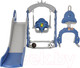 Миниатюра изображения товара Горка-комплекс Pituso Замок / L-DT05 (синий/серый)