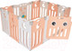 Миниатюра изображения товара Игровой манеж Pituso Сова / L-ZDWL03 (персиковый/белый)
