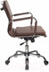 Миниатюра изображения товара Кресло офисное Бюрократ CH-993-Low (коричневый/низкая спинка/хром)