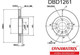 Миниатюра изображения товара Тормозной диск Dynamatrix DBD1261