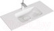 Миниатюра изображения товара Тумба с умывальником Aqwella Malaga 100 / ACC0110W