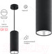Миниатюра изображения товара Потолочный светильник ЭРА PL12 GX53 BK/SL / Б0048544