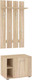 Миниатюра изображения товара Секция в прихожую Кортекс-мебель Лара СП3 (дуб сонома)
