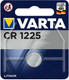 Миниатюра изображения товара Батарейка Varta Electronics CR1225 BL1 Lithium 3V 6225 1/10/100 / 6225101401