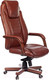 Миниатюра изображения товара Кресло офисное Бюрократ T-9923WALNUT (светло-коричневый Leather Eichel/дерево)