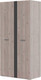 Миниатюра изображения товара Шкаф Bravo Мебель Бриз ШР-2 (дуб нельсон/смоки софт/дуб ниагара)