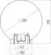 Миниатюра изображения товара Светильник уличный ЭРА НТУ 01-60-205 / Б0048065 (дымчатый)