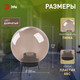 Миниатюра изображения товара Светильник уличный ЭРА НТУ 01-60-205 / Б0048065 (дымчатый)