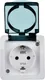 Миниатюра изображения товара Розетка IEK Гермес Plus ERMP12-K03-16-54-EC